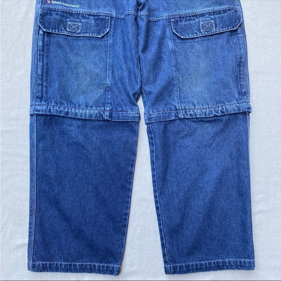 Vintage baggy zip off leg jean and shorts by Urban Jeanswear - Picture 4 of 9